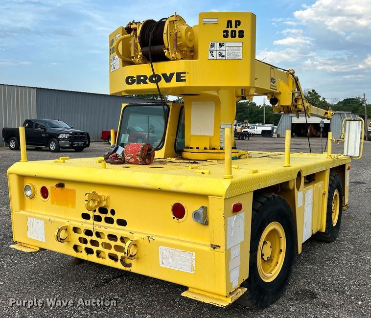 image for item KW9134 1990 Grove AP308  crane