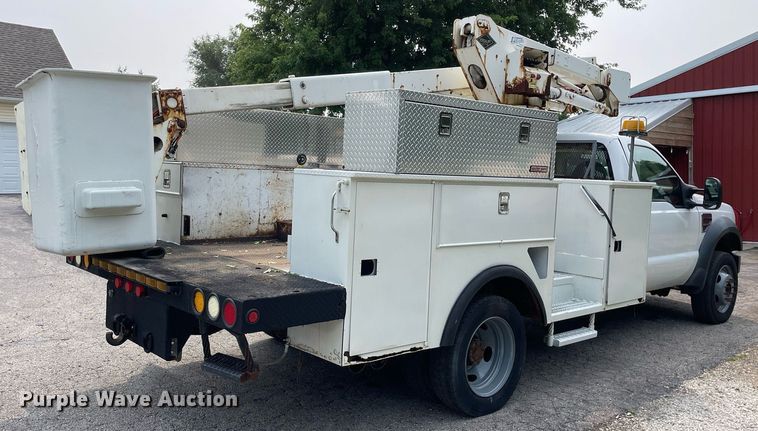 image for item LJ9784 2008 Ford F550 Super Duty XL  bucket truck