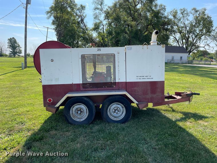 image for item LJ9786 1984 O'Brien SKJ-4A  sewer jetter trailer