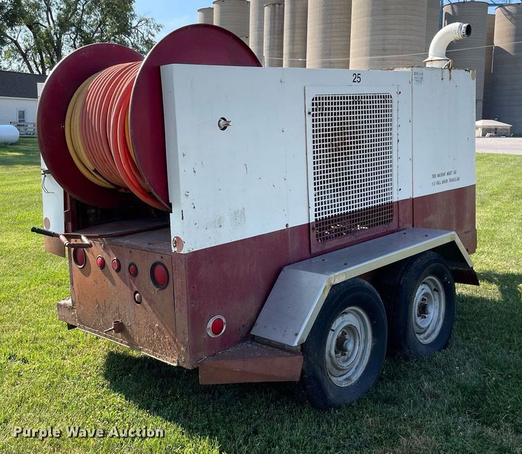 image for item LJ9786 1984 O'Brien SKJ-4A  sewer jetter trailer