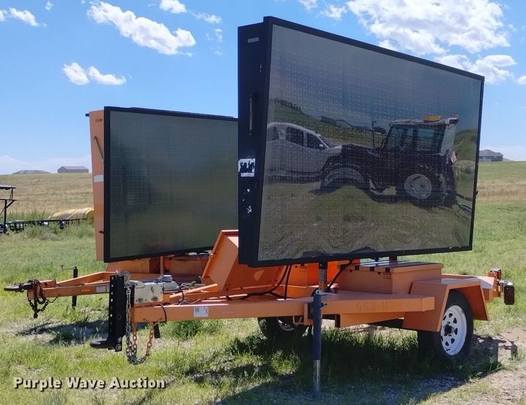 image for item LP9658 (2) Ver-Mac message board trailers