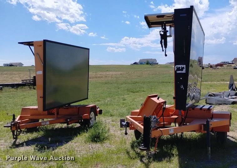 image for item LP9658 (2) Ver-Mac message board trailers