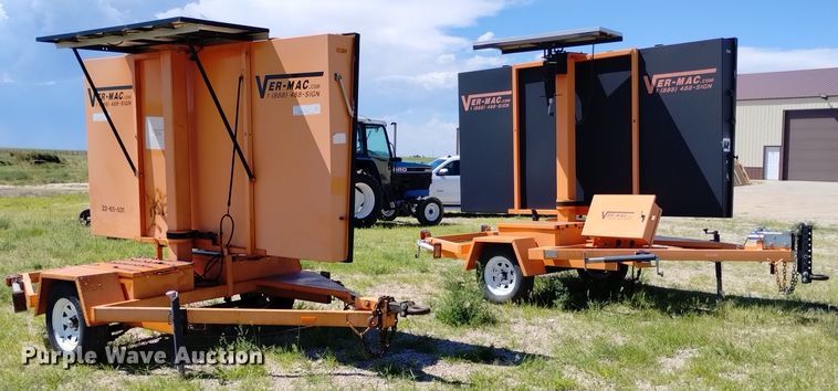 image for item LP9658 (2) Ver-Mac message board trailers