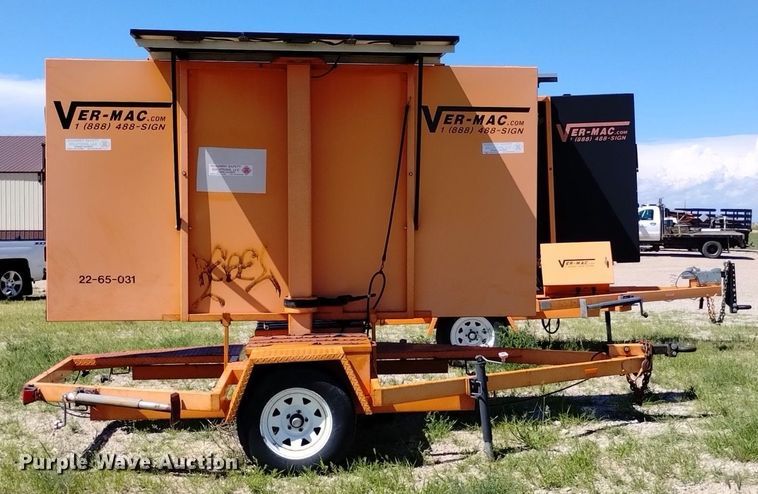 image for item LP9658 (2) Ver-Mac message board trailers