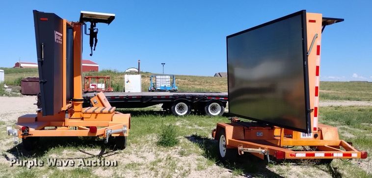 image for item LP9658 (2) Ver-Mac message board trailers