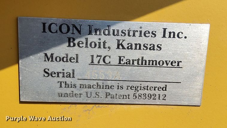 image for item LQ9039 2001 Icon 17C Earthmover  scraper