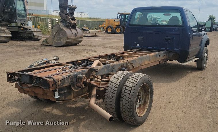 image for item LQ9067 2008 Ford F550 Super Duty XL  truck cab and chassis