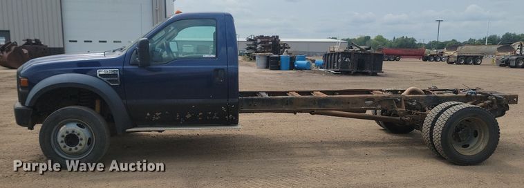 image for item LQ9067 2008 Ford F550 Super Duty XL  truck cab and chassis