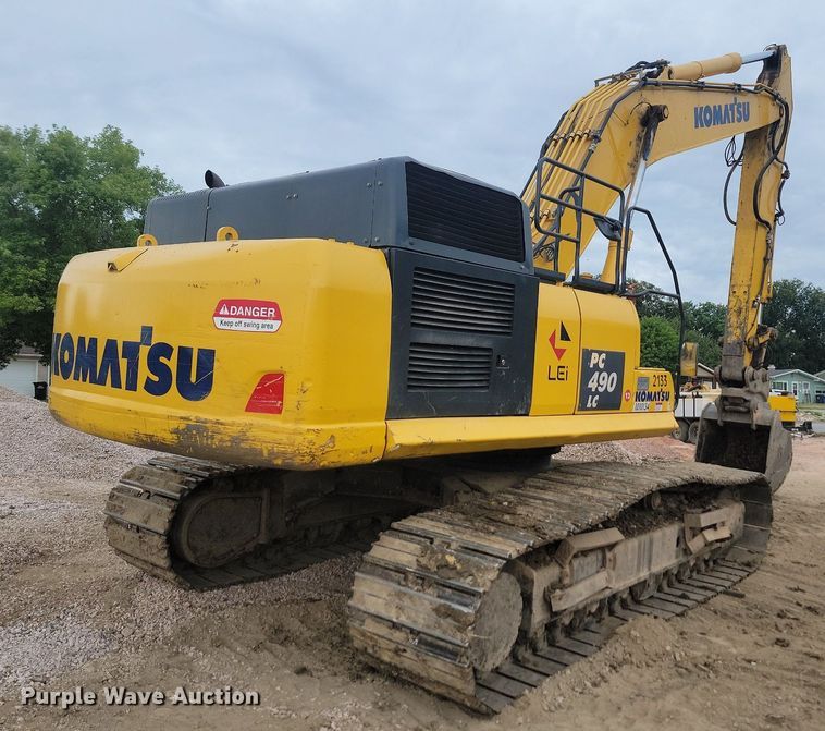 image for item LQ9076 2012 Komatsu PC490LC-10  excavator