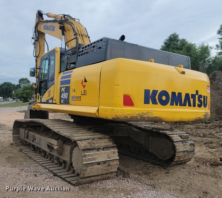 image for item LQ9076 2012 Komatsu PC490LC-10  excavator