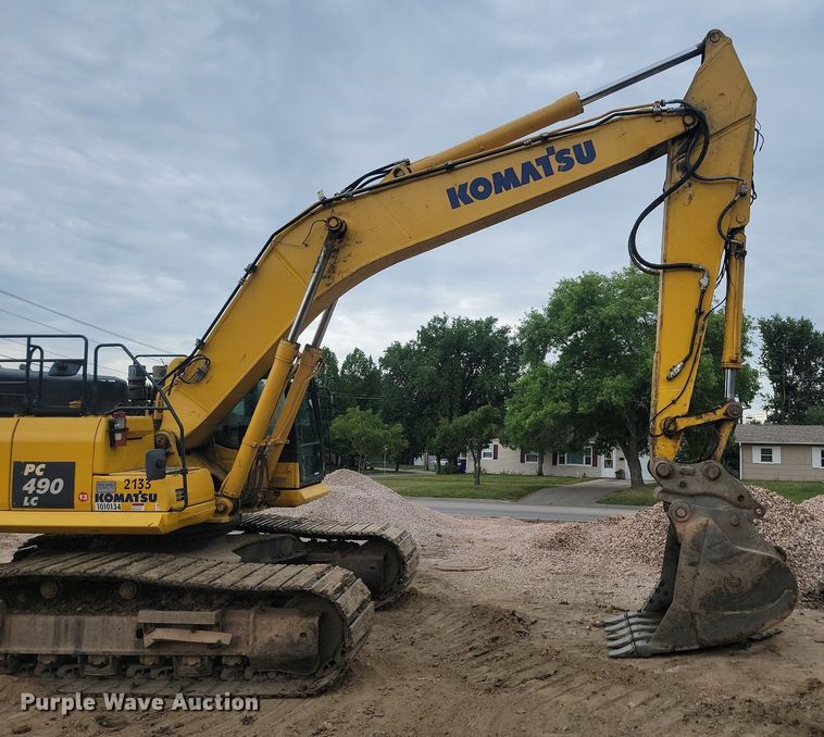 image for item LQ9076 2012 Komatsu PC490LC-10  excavator