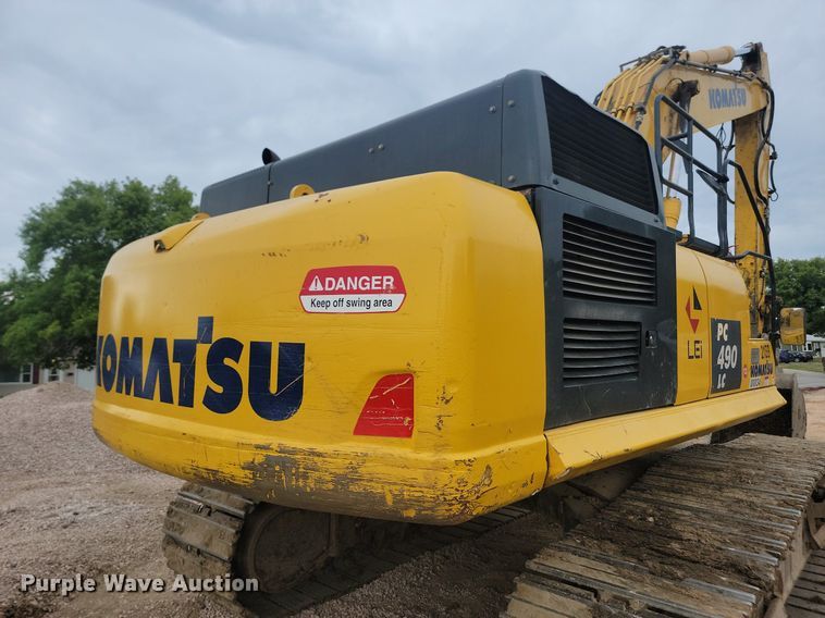 image for item LQ9076 2012 Komatsu PC490LC-10  excavator