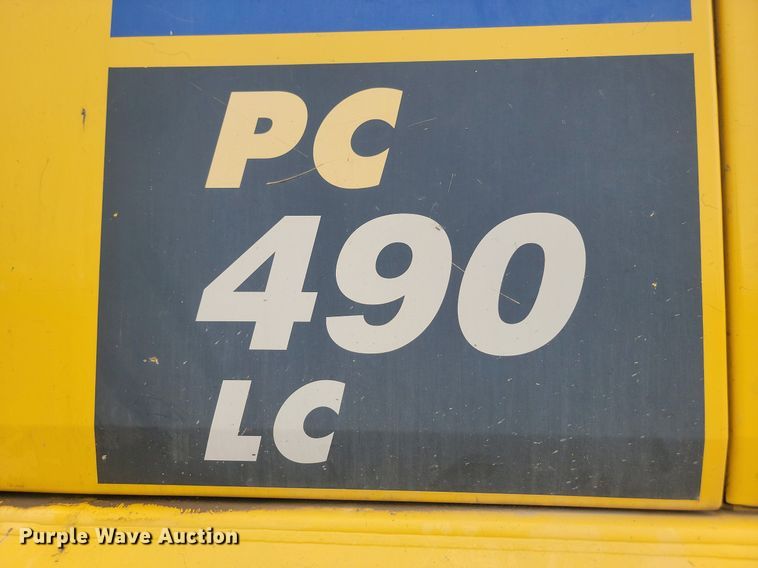 image for item LQ9076 2012 Komatsu PC490LC-10  excavator