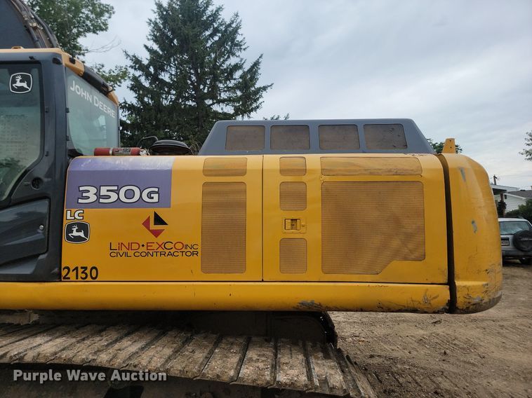 image for item LQ9077 2013 John Deere 350G LC  excavator