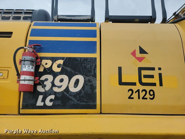 image for item LQ9080 2015 Komatsu PC390LC-10  excavator