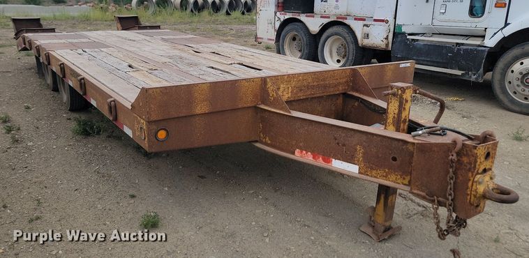 image for item LQ9081 2002 Load King  equipment trailer
