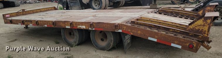image for item LQ9081 2002 Load King  equipment trailer