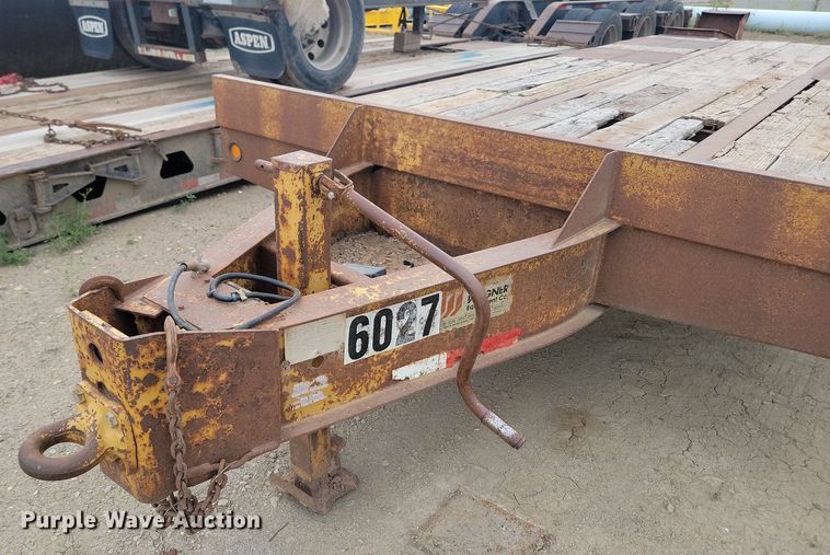 image for item LQ9081 2002 Load King  equipment trailer