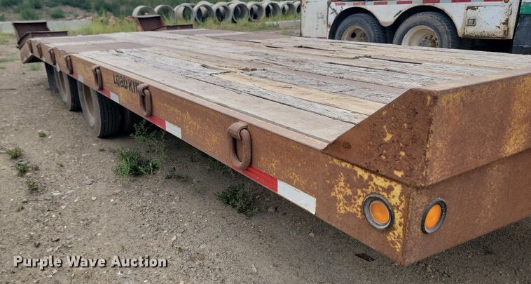 image for item LQ9081 2002 Load King  equipment trailer