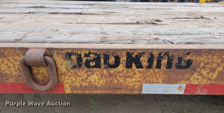 image for item LQ9081 2002 Load King  equipment trailer