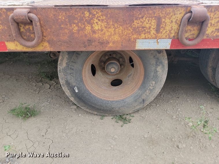 image for item LQ9081 2002 Load King  equipment trailer