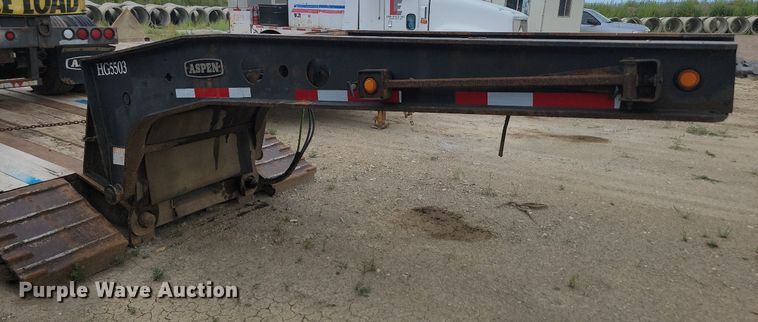 image for item LQ9082 2000 Aspen HG5503  equipment trailer