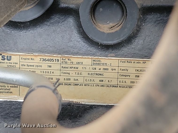 image for item LQ9085 2014 Komatsu WA320-7  wheel loader