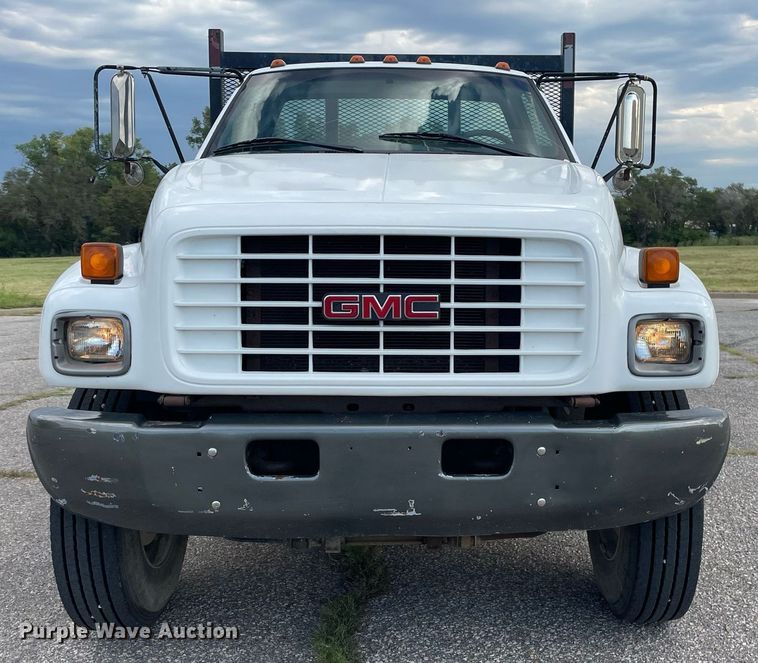 image for item LS9538 2001 GMC C7500  dump flatbed truck