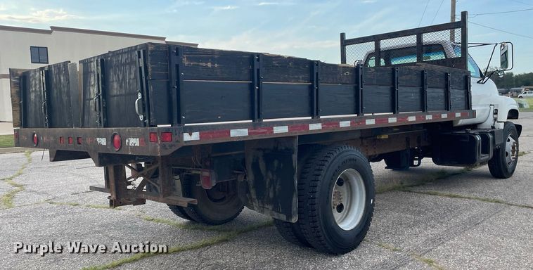 image for item LS9538 2001 GMC C7500  dump flatbed truck