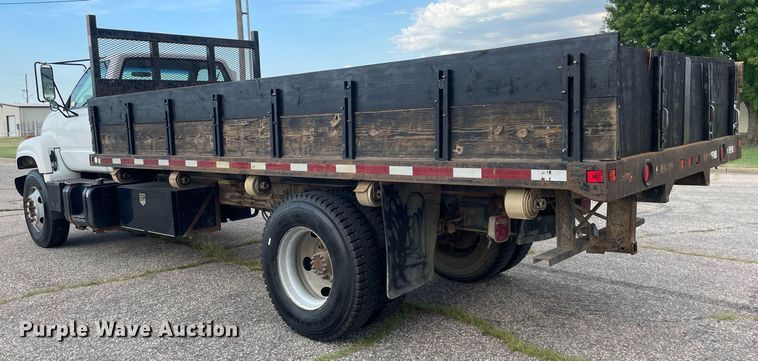 image for item LS9538 2001 GMC C7500  dump flatbed truck
