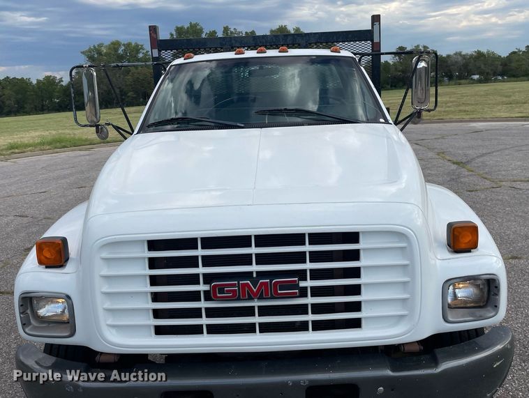 image for item LS9538 2001 GMC C7500  dump flatbed truck