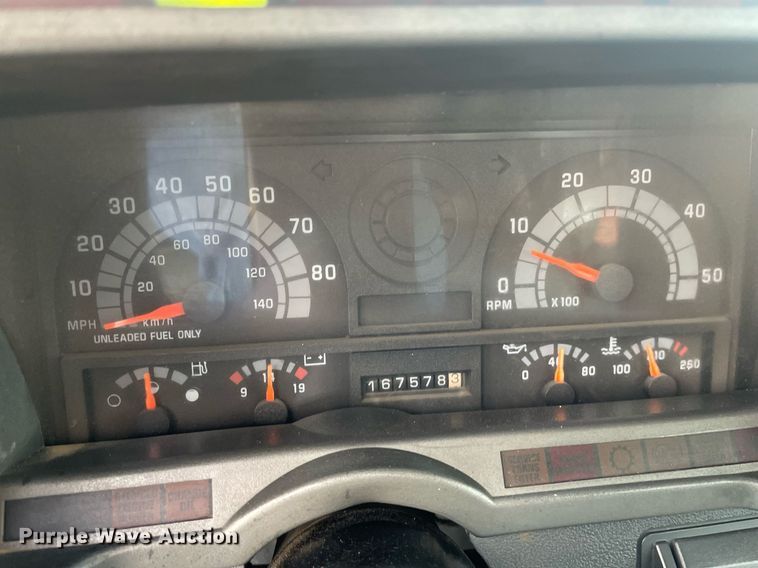 image for item LS9538 2001 GMC C7500  dump flatbed truck