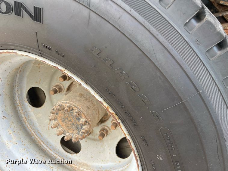 image for item LS9538 2001 GMC C7500  dump flatbed truck