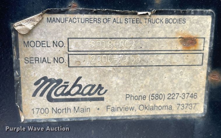 image for item LS9538 2001 GMC C7500  dump flatbed truck