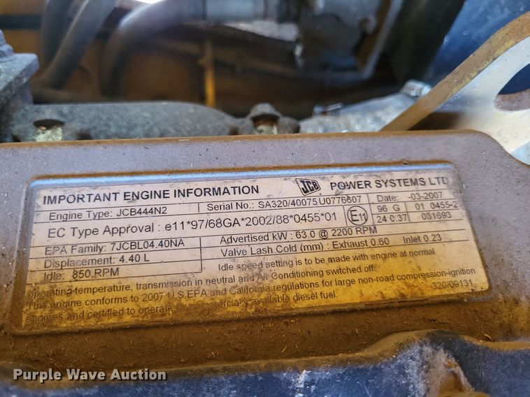 image for item LS9617 2007 JCB 506C HL  telehandler