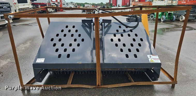 image for item MD9959 2023 Land Honor LR-12-72W  skid steer landscape rake