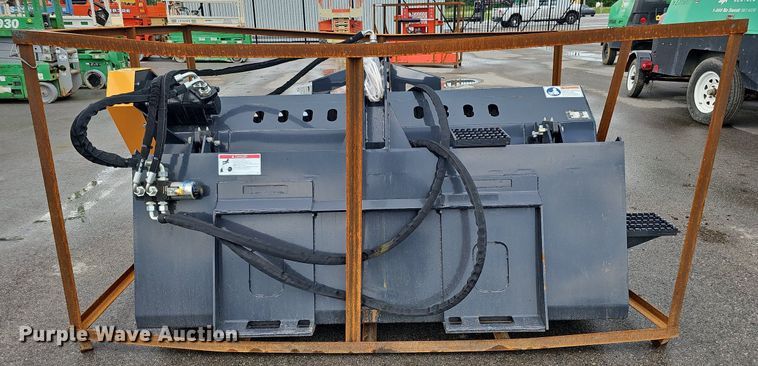 image for item MD9959 2023 Land Honor LR-12-72W  skid steer landscape rake