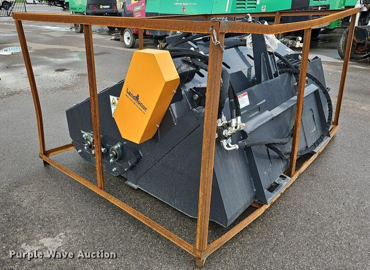 image for item MD9959 2023 Land Honor LR-12-72W  skid steer landscape rake