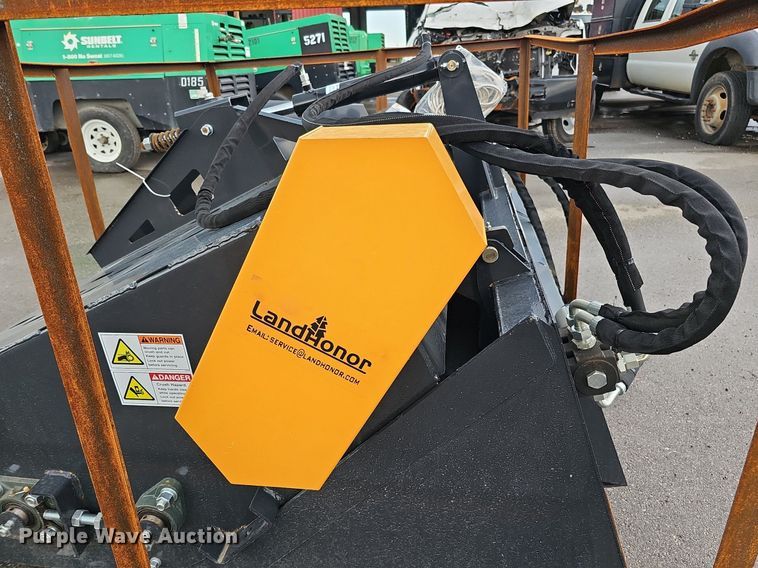 image for item MD9959 2023 Land Honor LR-12-72W  skid steer landscape rake