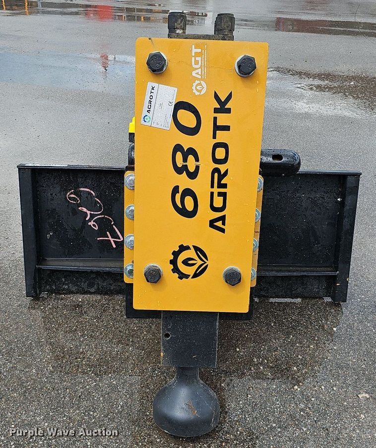 image for item MD9963 2023 Agrotk PD680-PZ  skid steer post driver