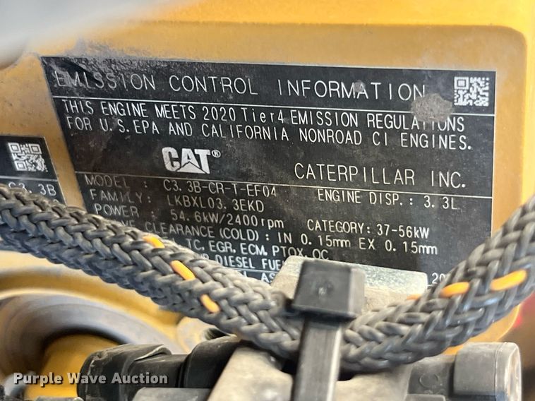 image for item MG9381 2020 Caterpillar 242D3  skid steer loader