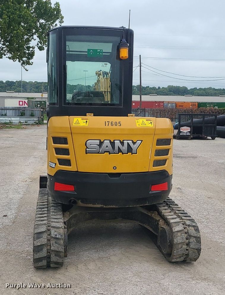 image for item MG9653 2017 Sany SY35U  mini excavator