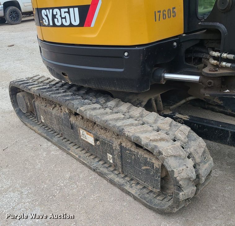 image for item MG9653 2017 Sany SY35U  mini excavator