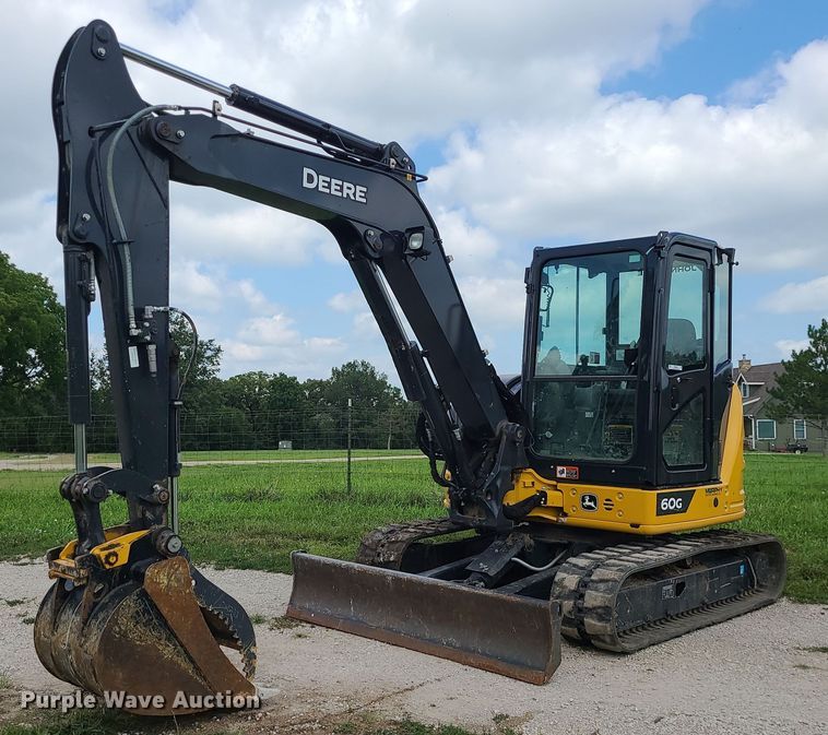 image for item MG9665 2021 John Deere 60G  mini excavator