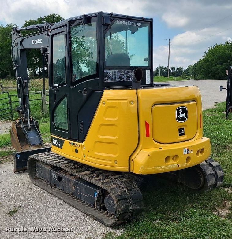 image for item MG9665 2021 John Deere 60G  mini excavator