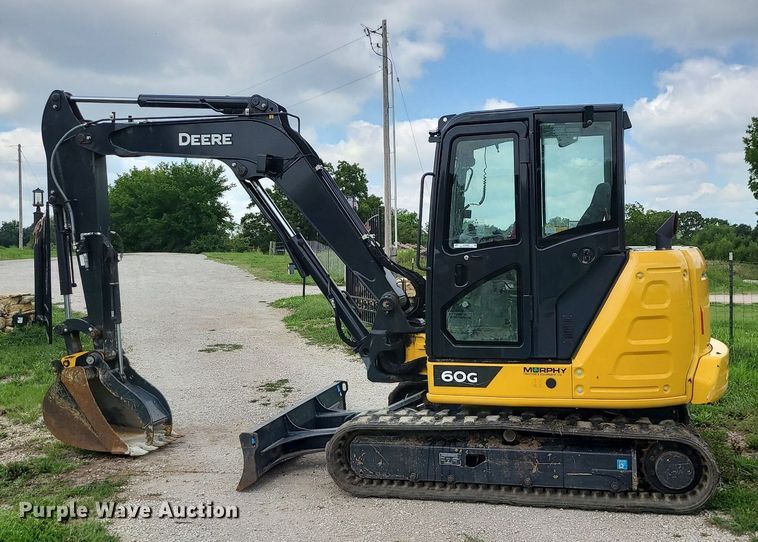 image for item MG9665 2021 John Deere 60G  mini excavator