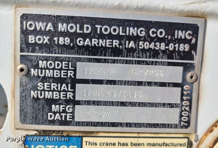 image for item MG9699 2007 Ford F750 Super Duty  utility / service truck