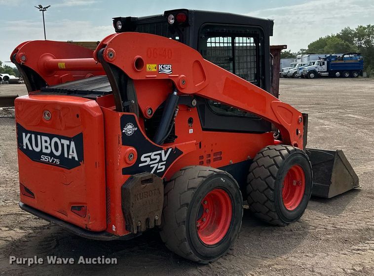 image for item MQ9308 2016 Kubota SSV75  skid steer loader
