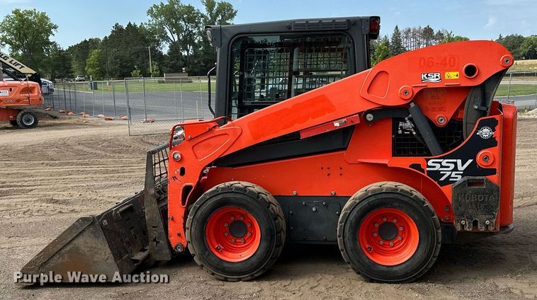 image for item MQ9308 2016 Kubota SSV75  skid steer loader