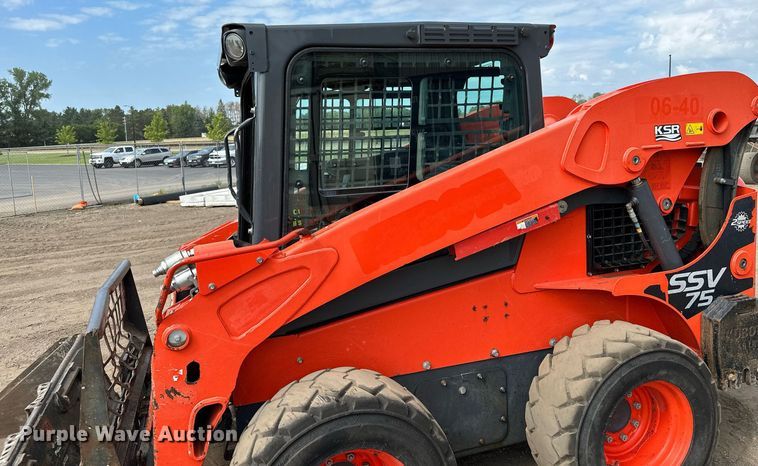 image for item MQ9308 2016 Kubota SSV75  skid steer loader
